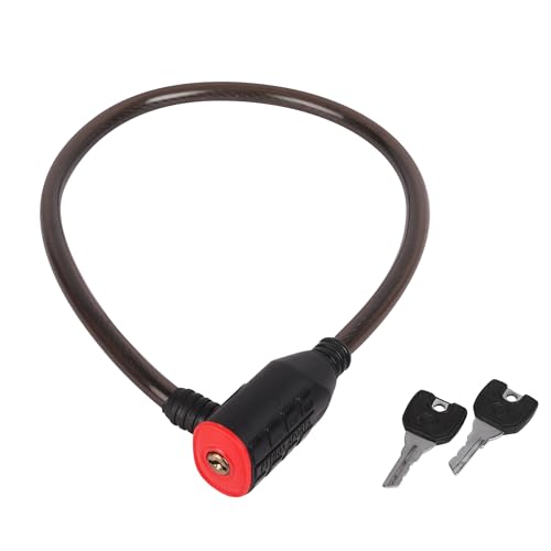 Image of Link Multipurpose Cable Lock 100 CM Length for Cycles, Bikes, Helmets or Scooters Assorted Colour | 2 Keys | 1 Lock | CL-02 (Pack of 1)