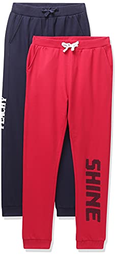 Image of Amazon Brand - Symbol Girl's Relaxed Casual Pants (SS21-SM-GJOG-PO2-675 Multi 5 9-10 Years)