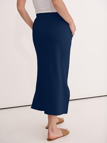 Image of ANRABESS Casual Maxi Skirts for Women, High Waist, Summer, Drawstring, Ideal for Daily Wear, Office & Weekend Outings 2026