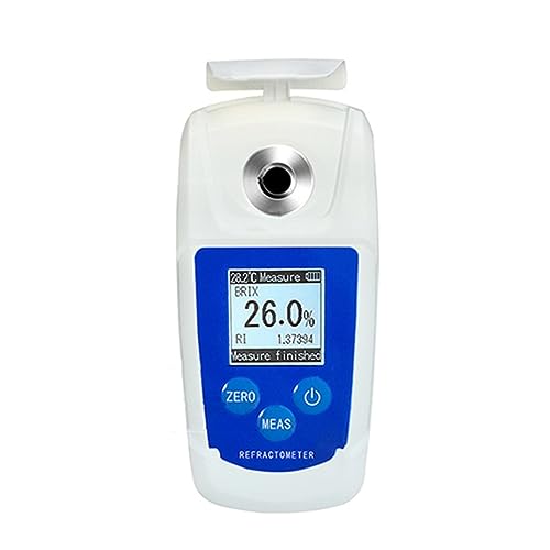 Mectvy RefractóMetro Digital Medidor de AzúCar RefractóMetro Medidor Digital de AzúCar de Frutas Jugo Bebidas Rango de MedicióN 0-55%