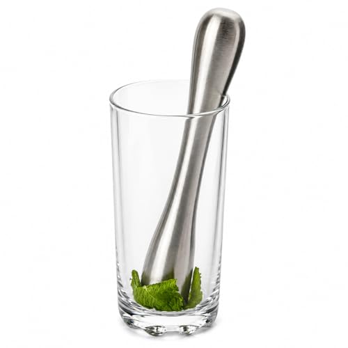 Image of Stainless Steel Muddler by bar@drinkstuff | Modern Stylish Design Perfect for Mojitos!