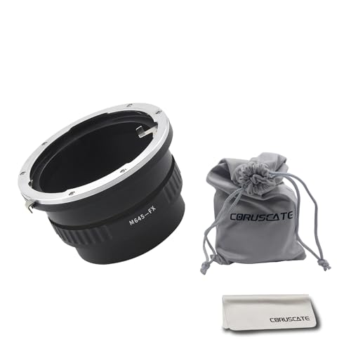 Adaptateur FX M645 bague objectif Mamiya 645 pour boîtier hybride FX X-T10 X-A2