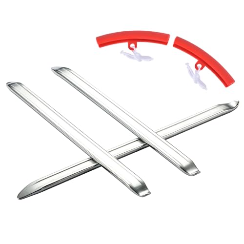 LACKINGONE Kit di montaggio per pneumatici in ferro, leva di montaggio in metallo, per bicicletta, moto (set di cambio pneumatici)