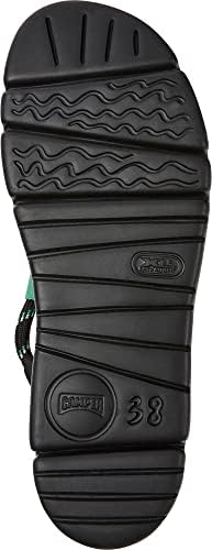 Camper Women's Oruga Sandal Flat, Black, 1 | Image 4