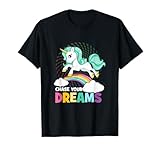 Photo Gallery chase your dreams unicorno maglietta Photo Gallery chase your dreams unicorno maglietta