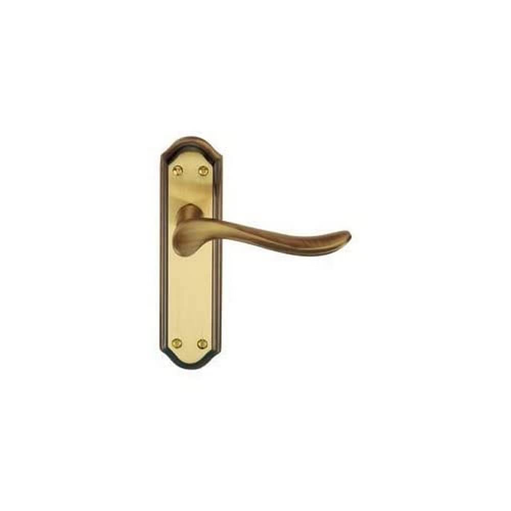 Carlisle Brass Florentine Bronze Lytham Lever On Backplate - Latch