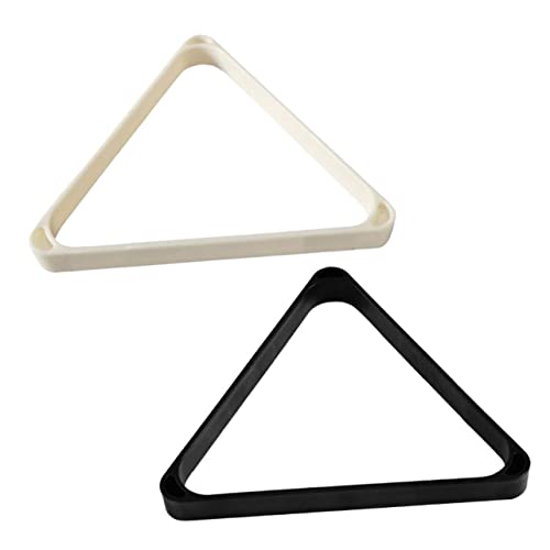 ibasenice 2Pcs Billiard Tripod Racks Durable Pool Ball Organizers Triangle Shape for Easy Setup for Rooms and Pool Tournaments Selection