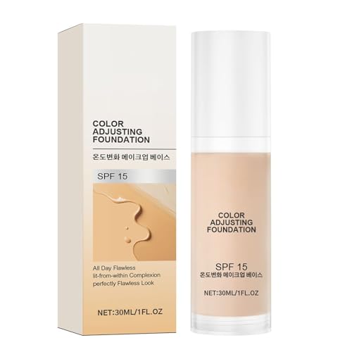 Foundationfor Mature Skin, Color Correcting Foundation, Hydrating Medium to Full Coverage Concealer, Fits Skin Tone, Lightweight Texture, Korean Skincare (1)