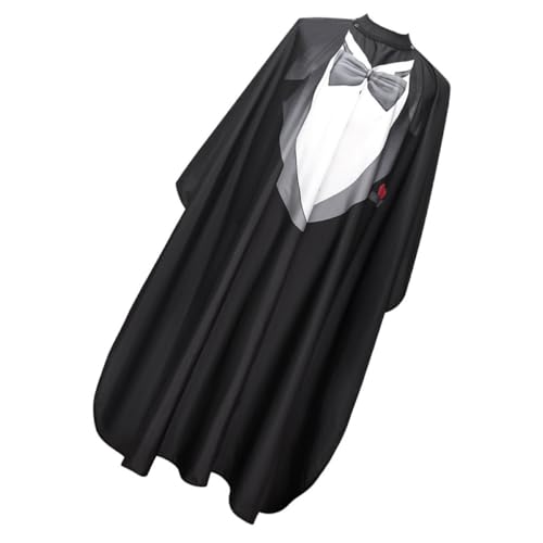 Capa impermeable para barbería con cierre a presión miniatura 1