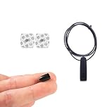 CooMax Spy Earpiece Bluetooth Hidden Wireless Earphones Invisible Headset Phone Microphone Exam - Mini Secret Headphone Listening Device Hearing Cheating Earbuds (Spy Earpiece Vip Pro UltraMini BT IM)