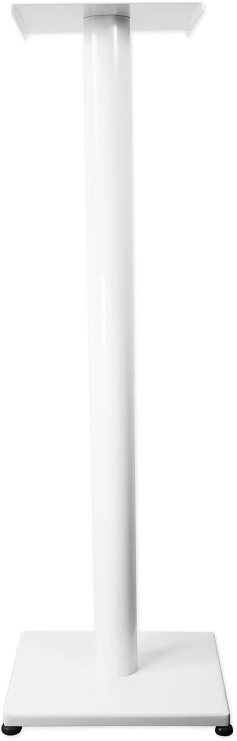 Rockville Pair RS37W V2 37" Steel Bookshelf Speaker/Studio Monitor Stands, 60 lbs Capacity, Cable Management, Anti-Vibration Pads, Adjustable Feet, for Home Audio and Studio Monitoring - Image 4