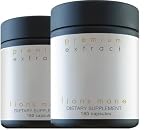 ORIVeDA Lion’s Mane Organic Mushroom Extract 2-Pack - Fruiting Body 180 v-caps, Pure Mycelium 180 v-caps • Supports The Brain and Nervous System