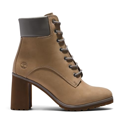 Image of Timberland Womens Allington Lace Up Casual Boots Ankle High Heel 3 inch & Up