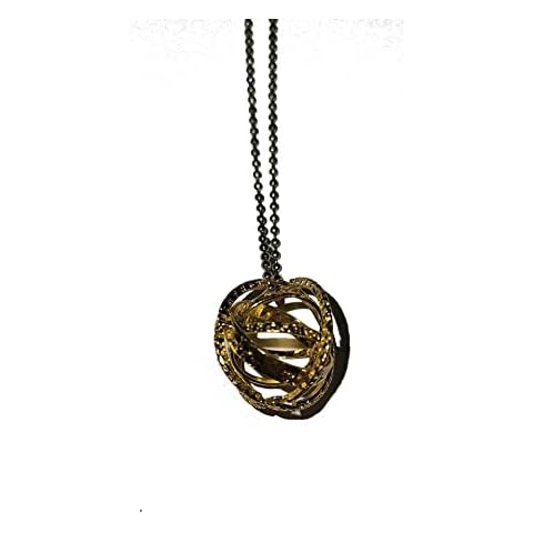 AttractionOIl Gifts 16th Century Germany Astronomical Armillary Sphere Ring on Necklace (Gold) Cover