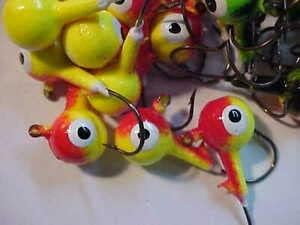 Heads 3/8 Size 1 Hooks Assortment OZ.They Float 25 Floating Walleye JIG