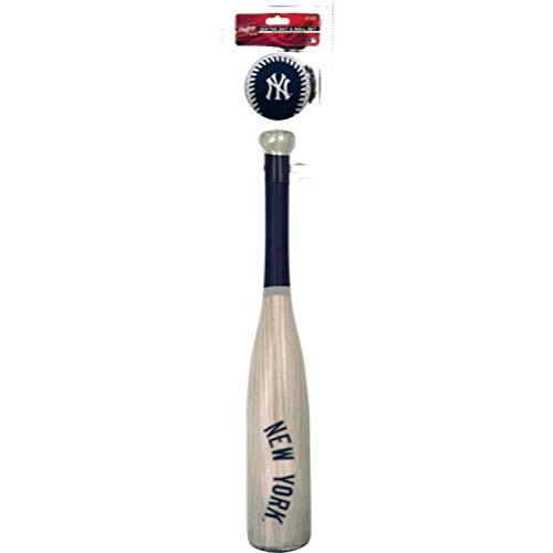 Rawlings MLB New York Yankees Grandslam Bat and Ball, Blue