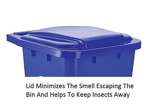 Image of ARISTO Plastic Pedal Garbage Waste Dustbin 70 LTR BLACK /RED