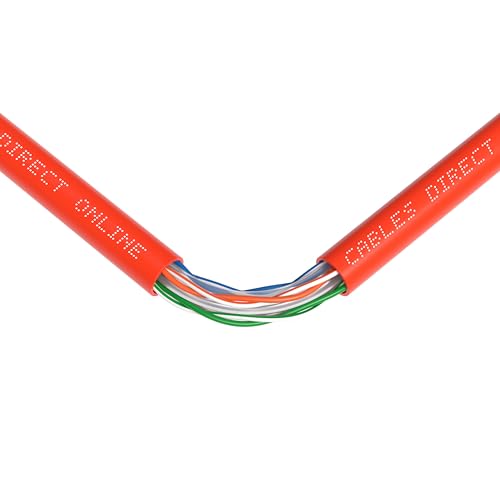 Cable de red Cat6 Cables Direct Online 1000 pies UTP RJ45 miniatura 4
