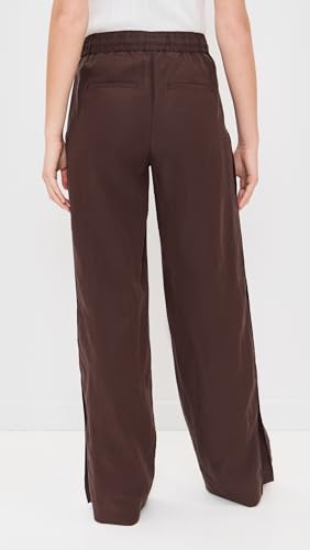 Vince Women's Mid Rise Side Snap Pull On Pants3
