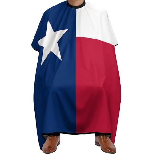 Texas State Flag Adult Barber Apron Print Hair Cutting Cape Hair Stylist Gown Hairdresser Styling Capes