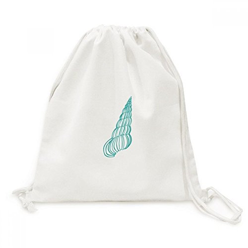 Sac de voyage en toile à cordon avec illustration originale d'escargot