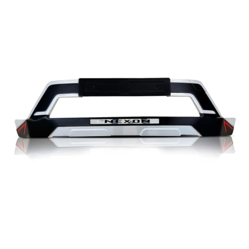 Image of Acrylonitrile Butadiene Styrene (ABS) Front & Rear Bumper Protector Guard for Tata Nexon