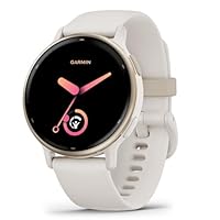 GARMIN(ガーミン) vivoactive 5 Ivory/Cream Gold フィットネスGPSウォッチ 睡眠管理/フィットネス年齢/お昼寝検出/Suica対応/心拍センサー/ストレスレベル測定/iOS・アンドロイド対応 / 11日間のバッテリー持続時間 / スマートウォッチ【日本正規品】