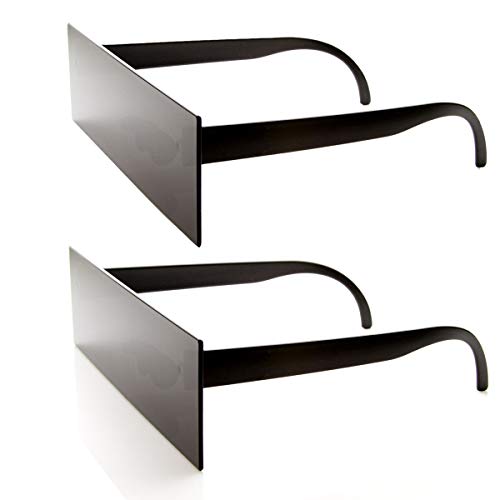 Image of zeroUV Internet Censorship One-Piece Black Bar Novelty Sunglasses