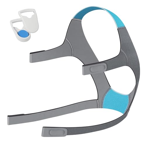 Image of AirFit /AirTouch F20 Headgear for ResMed Full Face Mask, CPAP Replacement Headgear Strap with Clips, Adjustable and Comfortable, Large, 1 Pack