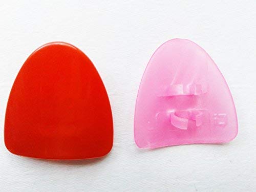 Unique Enterprise Plastic Finger Guard for Cutting Vegetable and Meat (Multicolour) - Set of 2 Pieces