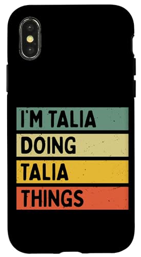 I'm Talia Doing Talia Things �ʔ������� �X�}�z�P�[�X iPhone X/XS �p