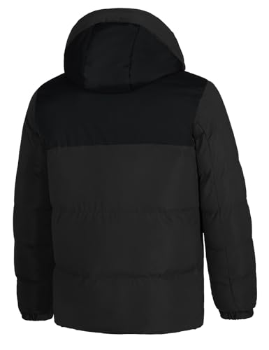 Image of GEMYSE Men's Warm Winter Puffer Coats Windproof Insulated Jacket with Detachable Adjustable Hood