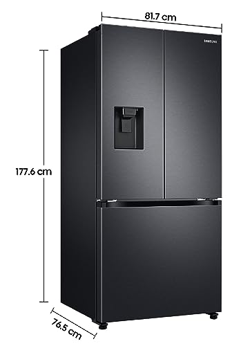 Image of Samsung 579 L Inverter Frost-Free French Door Refrigerator Appliance (RF57A5232B1 /TL, Black DOI, Convertible)