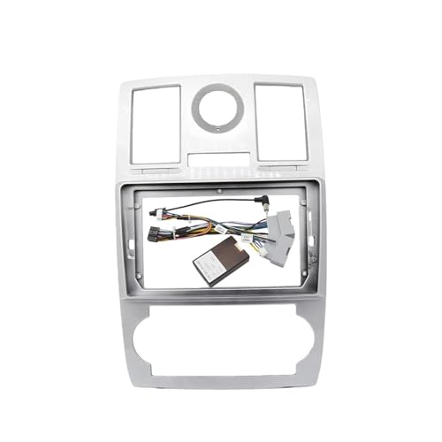 ���W�I�t�@�V�A�t���[�� �J�[�X�e���I 9 �C���`���ʋؖ��t���[���A�_�v�^ 2Din �_�b�V���I�[�f�B�I�t�B�b�e�B���O�p�l���L�b�g �ɓK������ �N���C�X���[ 300C 2005 2006 2007(Frame cable canbus)