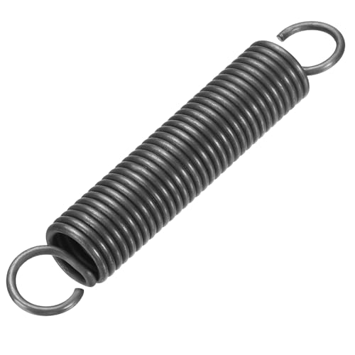 PATIKIL Extension Spring, 1pcs Wire Diameter 0.1", OD 0.8", Free Length 4.7" Spring Steel Dual Hook Tension Springs for Lawn Tractor Home Repairs DIY, Grey