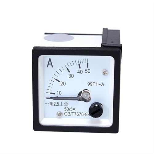 Ampèremètre CA 48x48 mm avec lecture directe 50A sans transformateur - 4