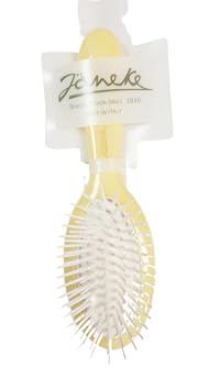 Janeke Small Oval Pneumatic Brush - Marble bone