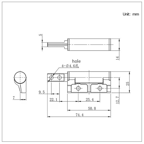 Charnière à fonction variable pour stopper les bruits de portes de placard - 6