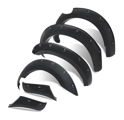 Pasos Rueda para Ranger 2015-2022 T7 T8 PX2 PX3 Cubierta Ampliada Piezas De Automóvil Guardabarros Estilo Perno Bengalas Arco De Rueda(No Sensor Hole)