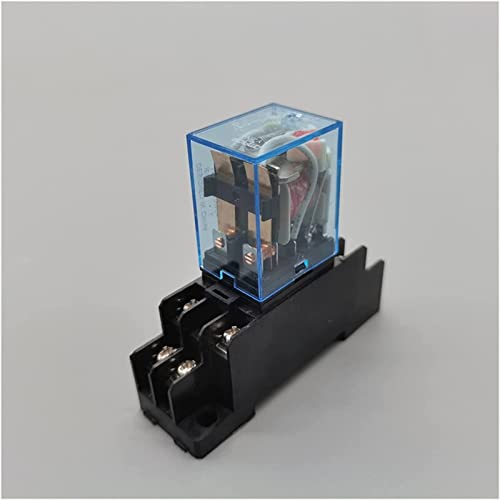 Relé LY2NJ HH62P electromagnético DPDT 10A con base zócalo HHC68A-2Z para automatización AC220V