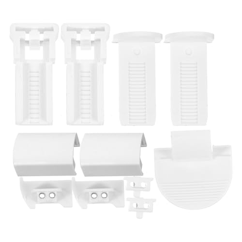 Housoutil Rollo Teile und Plissee Gardinenaufsätze 11 Stück Zubehörset für Fensterjalousien und Vorhangmontage