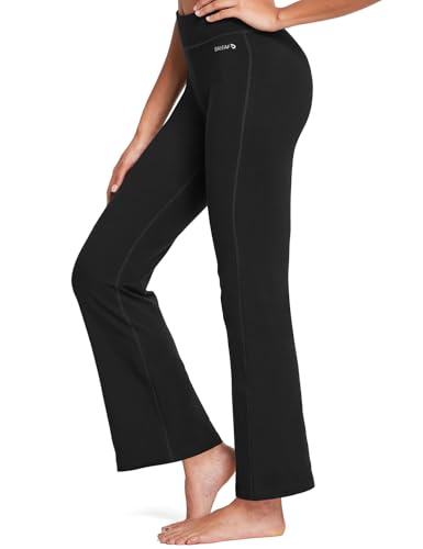 Pantalon de yoga long en coton pour femme avec poches pratiques
