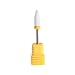 SpeTool Ceramic Drill Bit 3/32" Flame Bits For Manicure Professional Ceramic Burrs, Extra Fine, White