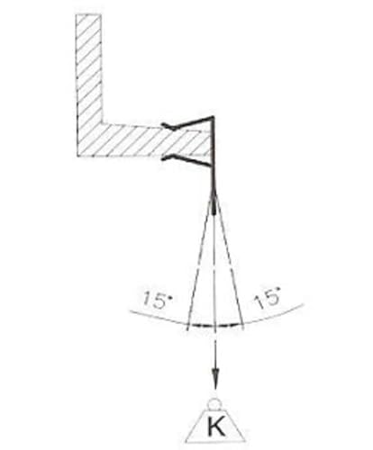 CLIP IN ACCIAIO PER FISSAGGIO SU TRAVE DI FERRO AD...