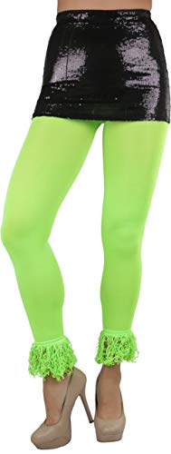 Image of ToBeInStyle Women's Opaque Ankle Long Nylon Footless Fun Tights Pantyhose