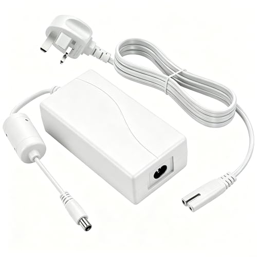 Image of Replacement Power Supply Compatible with Ubiquiti UniFi USW-Lite-8-PoE//USW-Ultra-60W NY-PW0L2-05401100 54V Adapter for Managed PoE Network Switch UK Plug Charger Cable