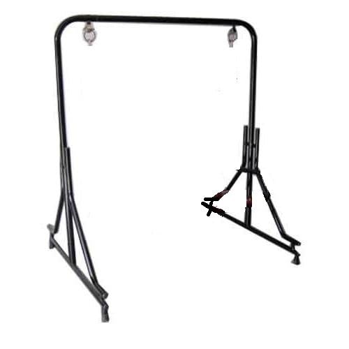 Indoor/Outdoor Hanging Swing Stand for Hammock Chair - Iron, Black, 91 cm-image-3