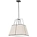 Dainolite TRA-181P-BK-CRM1 Light Cream Pendant
