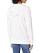 Hanes Women's Jersey Full Zip Hoodie, White, Large