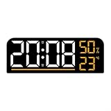 Photo Gallery lvyxon orologio da parete digitale a led con display di umidità e temperatura, 4 livelli di luminosità, doppio allarme, funzione timer, grande display per casa e ufficio (arancione) Photo Gallery lvyxon orologio da parete digitale a led con display di umidità e temperatura, 4 livelli di luminosità, doppio allarme, funzione timer, grande display per casa e ufficio (arancione)